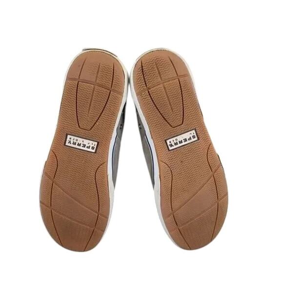 Sperry Shoes Mens 12 Sneaker Casual Lifestyle Active Halyard Canvas Lace Up Grey - Picture 9 of 12